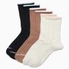 Calvin Klein Women's Socks - Cushion Athletic Crew Socks (6 Pack), Size 4-10, Oatmeal Heather Assorted view 4