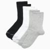 Calvin Klein Women's Socks - Cushion Athletic Crew Socks (6 Pack), Size 4-10, Grey Assorted view 3