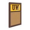 The Fan-Brand NCAA Wyoming Cowboys - UW - Cork Note Board - Sports Team Bar Sign Dcor: Home, Dorm, Garage, Office, Fan Cave view 2