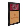 The Fan-Brand NCAA South Carolina Gamecocks - Dual Logo - Cork Note Board - Sports Team Bar Sign Dcor: Home, Dorm, Garage, Office, Fan Cave view 2