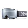 Nordik TORSTEN Magnetic Diamant Ski Goggles Men & Women - Anti-Fog & UV 100% -Black/Silver view 1