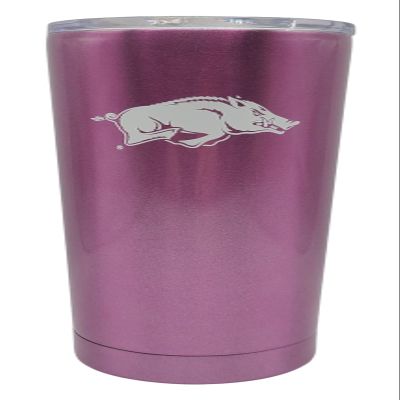 Boelter Brands NCAA Pink Sparkle Stainless Steel Double Wall Vacuum Insulated Ultra 20 oz Travel Tumbler (Arkansas Razorbacks)