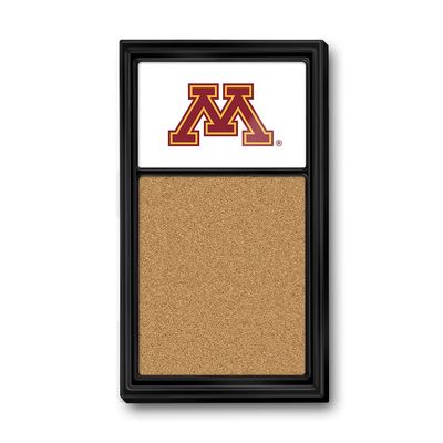 The Fan-Brand NCAA Minnesota Golden Gophers/White - Cork Note Board - Sports Team Bar Sign Dcor: Home, Dorm, Garage, Office, Fan Cave