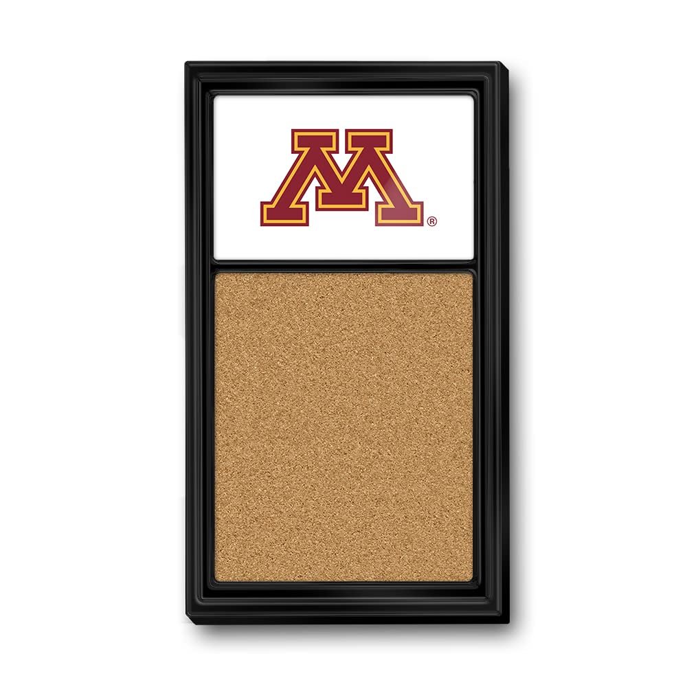 The Fan-Brand NCAA Minnesota Golden Gophers/White - Cork Note Board - Sports Team Bar Sign Dcor: Home, Dorm, Garage, Office, Fan Cave