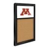 The Fan-Brand NCAA Minnesota Golden Gophers/White - Cork Note Board - Sports Team Bar Sign Dcor: Home, Dorm, Garage, Office, Fan Cave view 2