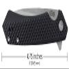 Case Cutlery CA64688: Kinzua Framelock Black view 2