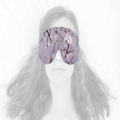 Candi Andi Handmade Weighted Sleep Eye Mask Yoga Pillow - Flax Seed Fill - Unscented - On a Wing - TEMF-OW