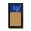 The Fan-Brand NCAA Memphis Tigers - Striped M - Black Frame/Blue - Cork Note Board - Sports Team Bar Sign Dcor: Home, Dorm, Garage, Office, Fan Cave view 1