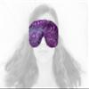 Candi Andi Handmade Weighted Sleep Eye Mask Yoga Pillow - Flax Seed Fill - Unscented - Violet Peacock - TEMF-VP view 1