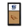 The Fan-Brand NCAA Creighton Bluejays - Dual Logo, Bluejay - Cork Note Board - Sports Team Bar Sign Dcor: Home, Dorm, Garage, Office, Fan Cave view 1