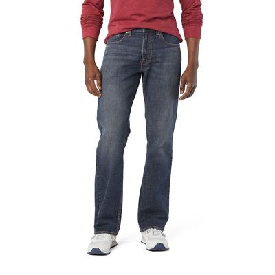 LEVI STRAUSS SIGNATURE Gold Men's Relaxed Fit Flex Waistband Jeans