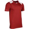 Attacker Soccer Jersey, Youth Large, Scarlet view 1