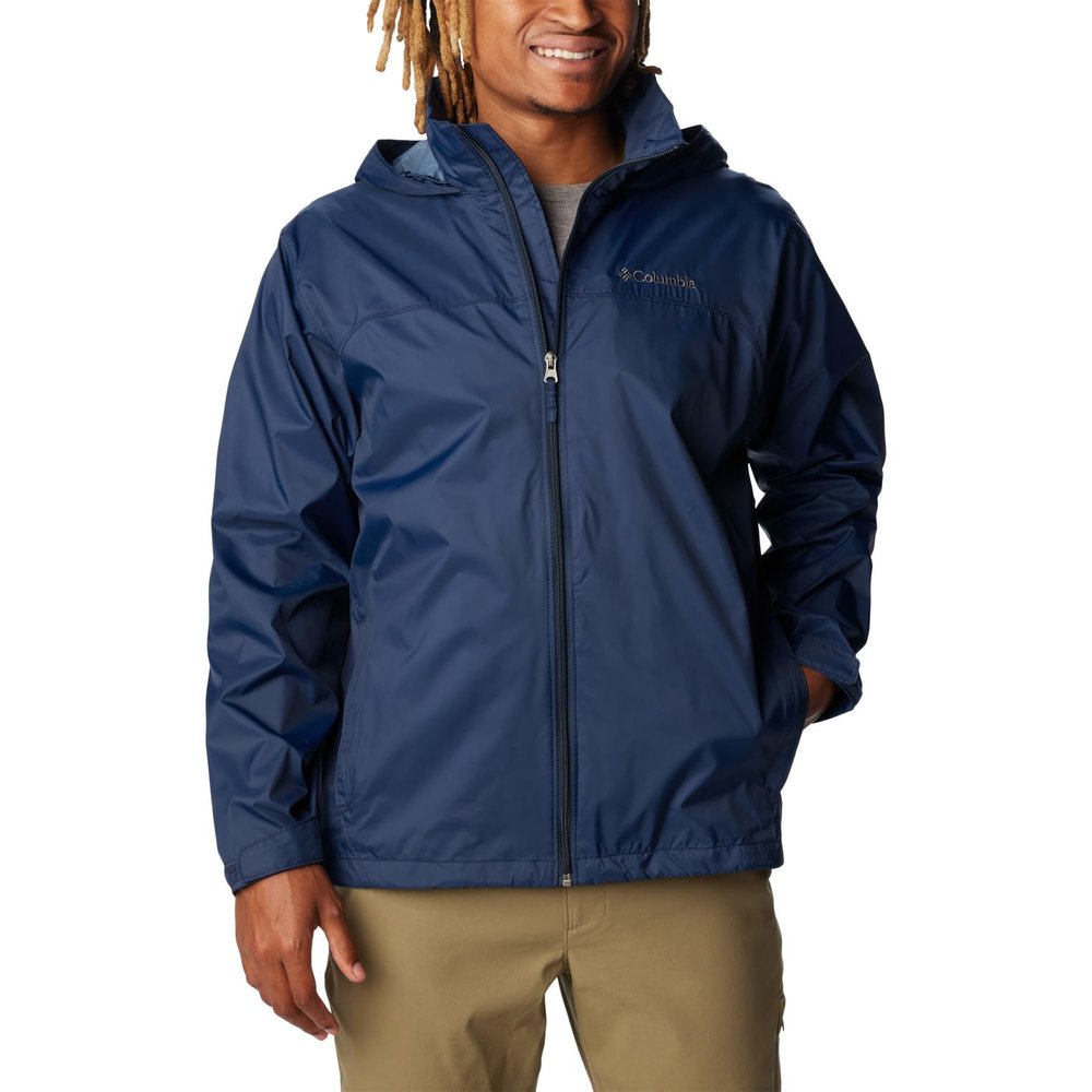 Columbia Men's Glennaker Lake Rain Jacket, Collegiate Navy, 2X Tall