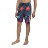 Hurley Boys Pull On Swim Trunks, Blue/Orange Floral, L view 2