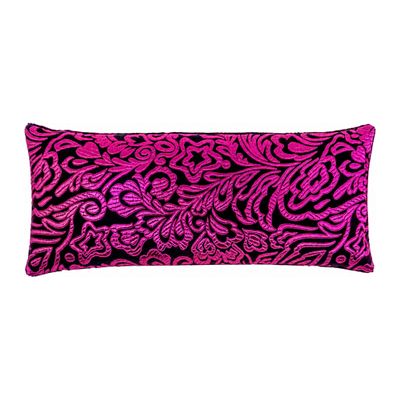 Candi Andi Handmade Luxe Serenity Eye Pillow - All-Natural Flaxseed - Unscented Weighted Eye Mask for Yoga, Meditation, Hot & Cold Therapy - Magenta Doodle - TEP-MD