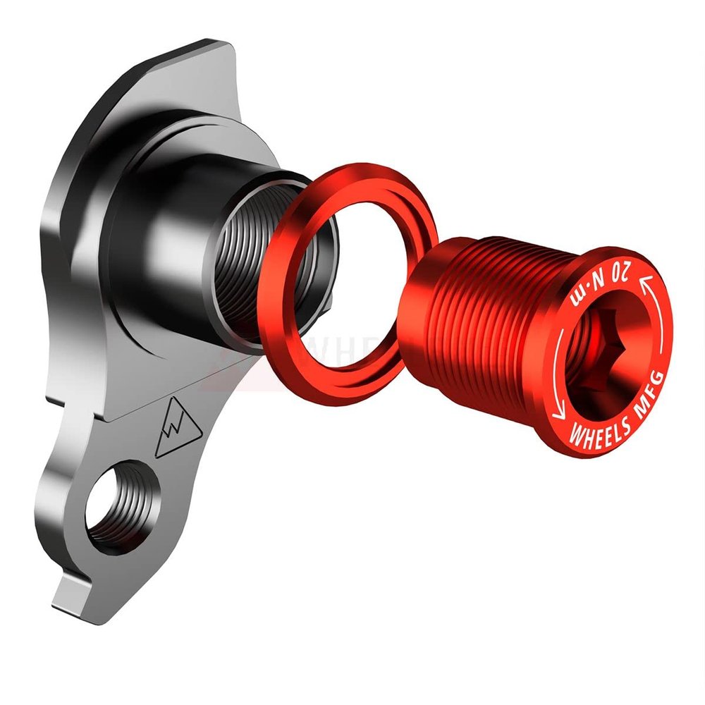 Derailleur Hanger 404-1 Red - SRAM Compatible Universal Derailleur Hanger