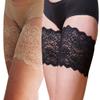 Bandelettes Patented Anti-Chafing Thigh Bands. Beige.Black Dolce Size A view 1