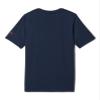 Columbia Youth Boys PFG Short Sleeve Seasonal Graphic Tee, Collegiate Navy/Red Spark Castaway Tuna, Medium view 2