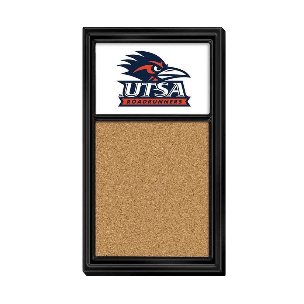 The Fan-Brand NCAA UTSA Roadrunners - White - Cork Note Board - Sports Team Bar Sign Dcor: Home, Dorm, Garage, Office, Fan Cave