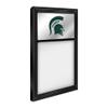 The Fan-Brand Michigan State Spartans - Helmet - Mirrored Dry Erase Note Board - Sports Team Bar Sign Dcor: Home, Dorm, Garage, Office, Fan Cave view 2