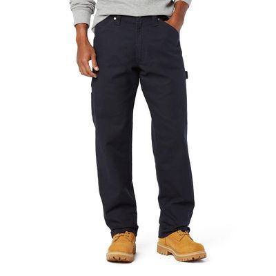 Levi Strauss Signature Gold Men's Carpenter Jeans, Raven, 40Wx30L