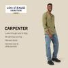 Levi Strauss Signature Gold Men's Carpenter Jeans, Raven, 40Wx30L view 4