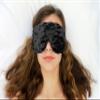 Candi Andi Handmade Weighted Sleep Eye Mask Yoga Pillow - Flax Seed Fill - Unscented - Peacock Red - TEMF-PR view 4