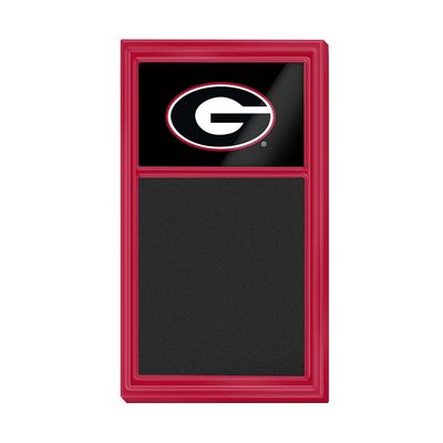 The Fan-Brand NCAA Georgia Bulldogs - Red Frame/Black - Mirrored Chalk Note Board - Sports Team Bar Sign Dcor: Home, Dorm, Garage, Office, Fan Cave