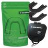 Delta Dental Athletic Sports Mouth Guard - ADA Accepted - 2X The Impact Absorption of Traditional mouthguards for Contact Sports - Works with Braces (Adult, Black) 2 Pack view 1