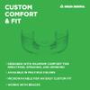 Delta Dental Athletic Sports Mouth Guard - ADA Accepted - 2X The Impact Absorption of Traditional mouthguards for Contact Sports - Works with Braces (Youth, Blue) 2 Pack view 3