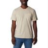 Columbia Men's Thistletown Hills Pocket Tee, Ancient Fossil Heather, Medium view 1