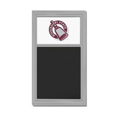 The Fan-Brand NCAA Mississippi State Bulldogs - Bell - Mirrored Chalk Note Board - Sports Team Bar Sign Dcor: Home, Dorm, Garage, Office, Fan Cave