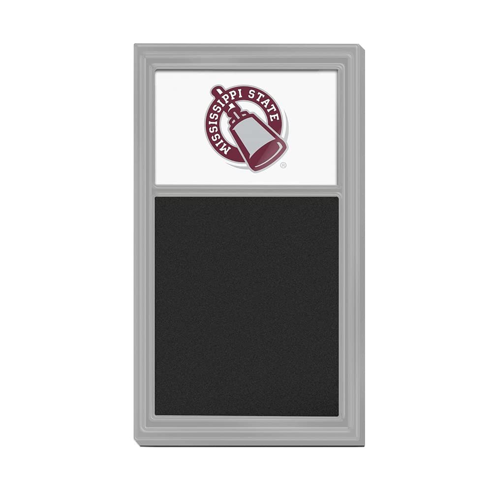 The Fan-Brand NCAA Mississippi State Bulldogs - Bell - Mirrored Chalk Note Board - Sports Team Bar Sign Dcor: Home, Dorm, Garage, Office, Fan Cave