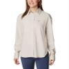 Columbia Women's Silver Ridge Utility Long Sleeve Shirt, Dark Stone, 3X Plus view 1