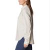 Columbia Women's Silver Ridge Utility Long Sleeve Shirt, Dark Stone, 3X Plus view 3