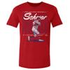 500 LEVEL Kyle Schwarber Shirt (Cotton, XXX-Large, Red) - Kyle Schwarber Philadelphia Schwarbomb WHT view 1
