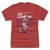 500 LEVEL Kyle Schwarber T-Shirt (Premium Men's T-Shirt, XXX-Large, Tri Red) - Kyle Schwarber Philadelphia Schwarbomb WHT view 1