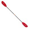 AQUA BOUND Sting Ray Hybrid Kayak Paddle - Carbon Shaft/Composite Blade, 4 Piece (Posi-Lok), Sunset Red, 230 cm view 1