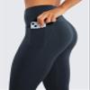 CRZ YOGA Butterluxe Workout Capri Leggings Pockets 21" - High Waisted Gym Athletic Womens Crop Yoga True Navy X-Large view 4