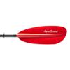 AQUA BOUND Sting Ray Hybrid Kayak Paddle - Carbon Shaft/Composite Blade, 4 Piece (Posi-Lok), Sunset Red, 240 cm view 3