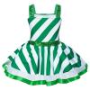 Kvysinly Girls Sleeveless Sequins Ballet Leotard Tutu Dress Figure Ice Skating Dress Candy Cane Christmas Costume Green 4 Years view 2