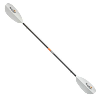 AQUA BOUND Manta Ray Hybrid 2-Piece Posi-Lok Kayak Paddle Carbon Shaft, Fiberglass-Reinforced Nylon Blades with Dihedral Design, Posi-Lok Adjustable Offset, High-Angle Performance (220 cm)