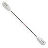 AQUA BOUND Manta Ray Hybrid 2-Piece Posi-Lok Kayak Paddle  Carbon Shaft, Fiberglass-Reinforced Nylon Blades with Dihedral Design, Posi-Lok Adjustable Offset, High-Angle Performance (220 cm) view 1
