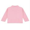 Yhong Kids Boys Girls Turtleneck Thermal Underwear Tops Basic Solid Color Long Sleeves Cotton T-Shirts Undershirts Pink 7-8 Years view 4