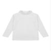 Yhong Kids Boys Girls Turtleneck Thermal Underwear Tops Basic Solid Color Long Sleeves Cotton T-Shirts Undershirts White 2-3 Years view 4