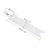 PATIKIL Safety Reflector, 2 Pack Tag Pendant PVC Reflective Gear Keychain for Backpack Bag Jacket, Silver view 2