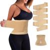ellostar Waist Wrap Waist Trainer Tummy Control Band Waistline Bandage Body Shaper, Sweat Shapewear, Daily Use Workout Belt (Beige) view 1