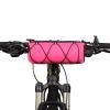 KOSIBATE Bike Handlebar Bag - Bicycle Front Bag with Shoulder Strap, Mountain & Road Bike Accessory, Pink view 1