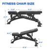 Major Fitness Weight Bench - 1300LBS Weight Capacity and 36 Adjustable Positions Strength Training Bench for Garage and Home Gym Workouts (Black) view 4