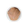 Andelaisi Boho Layered Disc Coin Choker Necklace Silver Pearl Necklace Choker Vintage Station Pearl Necklace Multilayer Coin Pendant Necklace Jewelry for Women view 1